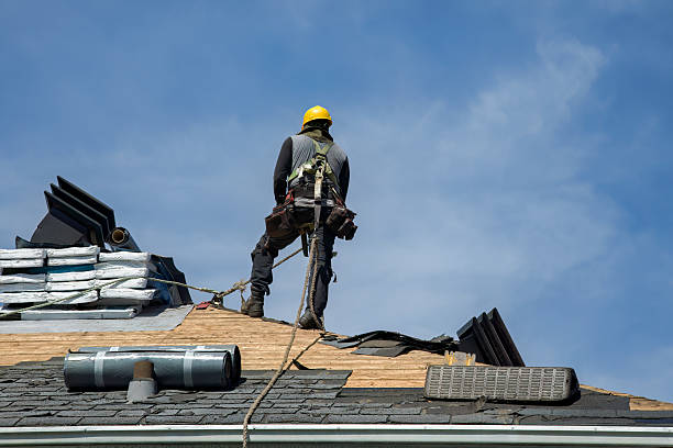 Professional Gutter Installation technician working in Bolt, WV